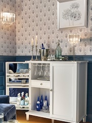 Laura Ashley Grey Henshaw Drinks Cabinet - Image 1 of 3