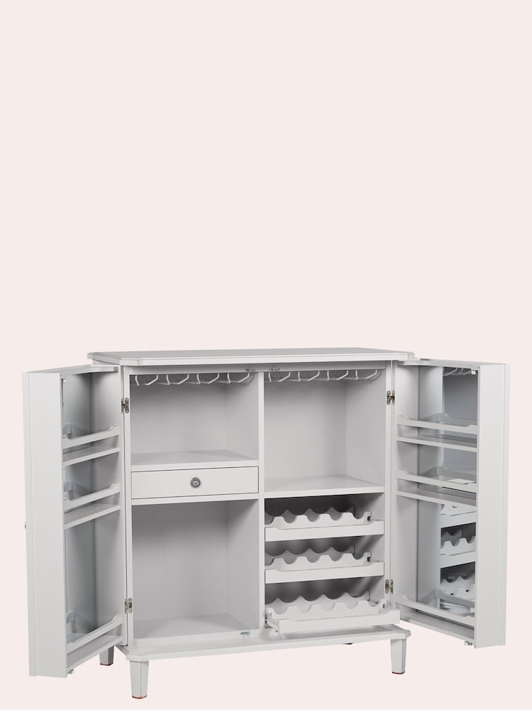 Laura Ashley Grey Henshaw Drinks Cabinet - Image 5 of 5