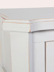 Laura Ashley Pale Steel Henshaw 3 Drawer Console Table - Image 5 of 5