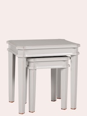 Laura Ashley Pale Steel Henshaw Nest Of 2 Tables - Image 2 of 4