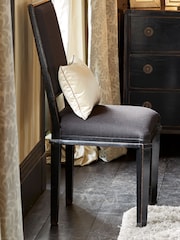 Laura Ashley Set of 2 Black Henshaw Dining Chairs - Image 1 of 4