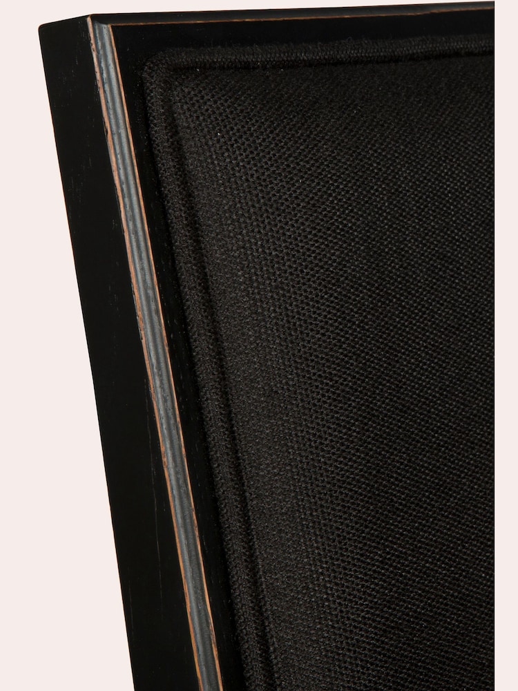 Laura Ashley Set of 2 Black Henshaw Dining Chairs - Image 4 of 4