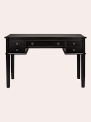 Laura Ashley Black Henshaw 5 Drawer Desk - Image 2 of 3