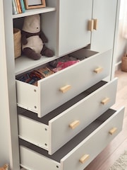 Grey Kids Alix Double, 3 drawers Wardrobe - Image 3 of 5