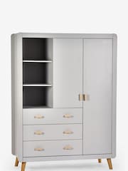Grey Kids Alix Double, 3 drawers Wardrobe - Image 4 of 5