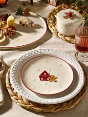Natural Cotton  Linen Blend Table Cloth - Image 2 of 3