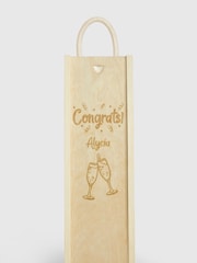 Personalised Congratulations Gift Box with White Wine by Gifted Drinks - Image 2 of 4