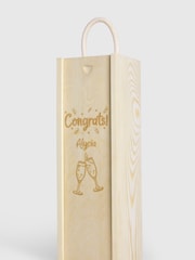 Personalised Congratulations Gift Box with White Wine by Gifted Drinks - Image 3 of 4