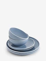 12 Piece Blue Warwick 12 Piece Dinner Set - Image 3 of 3