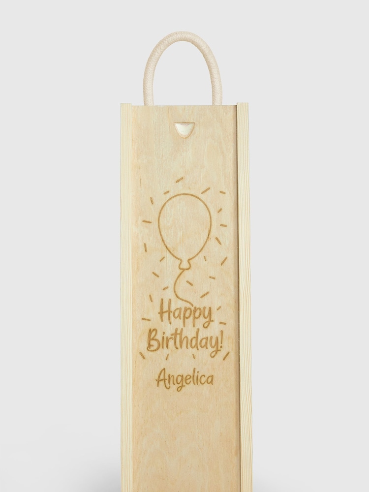 Personalised Happy Birthday Gift Box With Red Wine by Gifted Drinks - Image 2 of 4