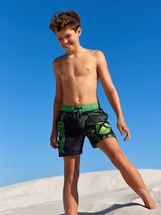 Black Xbox Swim Shorts (3-16yrs) - Image 2 of 7