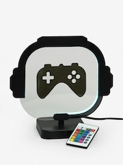 Black Gamer Controller LED	Table Light - Image 10 of 10