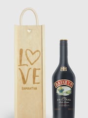 Personalised With Love Gift Box with Baileys 70cl by Gifted Drinks - Image 1 of 4