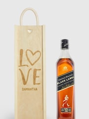 Personalised with Love Gift Box With Johnnie Walker by Gifted Drinks - Image 1 of 4