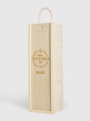 Personalised Merry Christmas Gift Box with White Wine by Gifted Drinks - Image 4 of 4