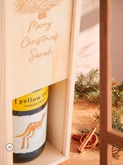 Personalised Merry Christmas Gift Box with White Wine by Gifted Drinks - Image 5 of 5