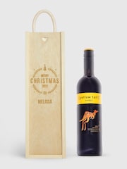 Personalised Merry Christmas Gift Box with Red Wine by Gifted Drinks - Image 1 of 4