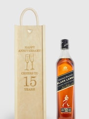 Personalised Happy Anniversary Gift Box with Johnnie Walker by Gifted Drinks - Image 1 of 4