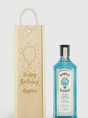 Personalised Happy Birthday Gift Box with Bombay Sapphire by Gifted Drinks - Image 1 of 4