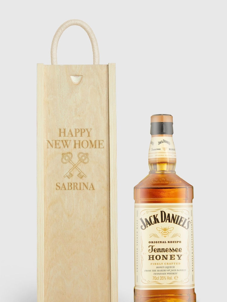 Personalised New Home Gift Box with Jack Daniel's by Gifted Drinks - Image 1 of 4