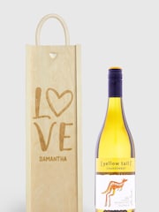 Personalised with Love Gift Box with White Wine by Gifted Drinks - Image 1 of 4