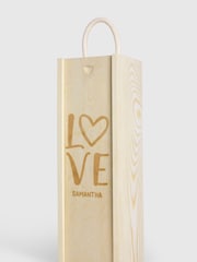 Personalised with Love Gift Box with White Wine by Gifted Drinks - Image 3 of 4