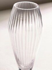 Clear Sienna Champagne Flute Glasses Set of 4 Prosecco Flute Glasses - Image 3 of 3