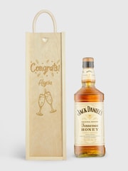Personalised Congratulations Gift Box with Jack Daniel's by Gifted Drinks - Image 1 of 4