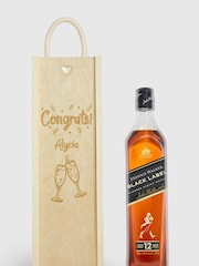 Personalised Congratulations Gift Box with Johnnie Walker by Gifted Drinks - Image 1 of 4