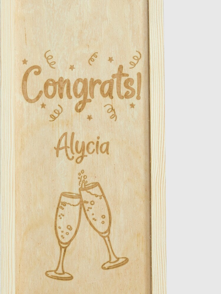 Personalised Congratulations Gift Box with Johnnie Walker by Gifted Drinks - Image 4 of 4