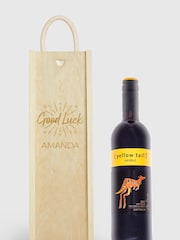 Personalised Good Luck Gift Box with Red Wine by Gifted Drinks - Image 1 of 4
