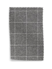 Tweedy Check Lawson Mid Grey Grande Sherlock Highback Armchair - Image 9 of 9