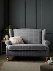 Tweedy Check Lawson Mid Grey Sherlock Small Sofa - Image 1 of 8