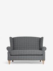 Tweedy Check Lawson Mid Grey Sherlock Small Sofa - Image 2 of 8