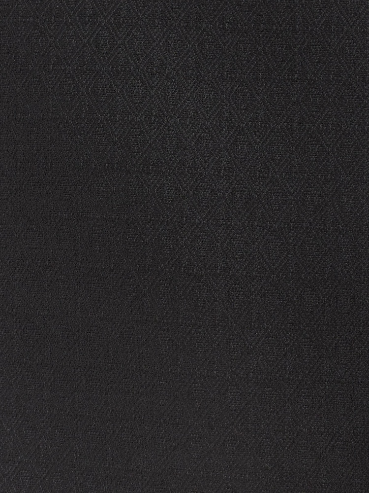 Black Slim Fit Shawl Collar Suit: Jacket - Image 13 of 13