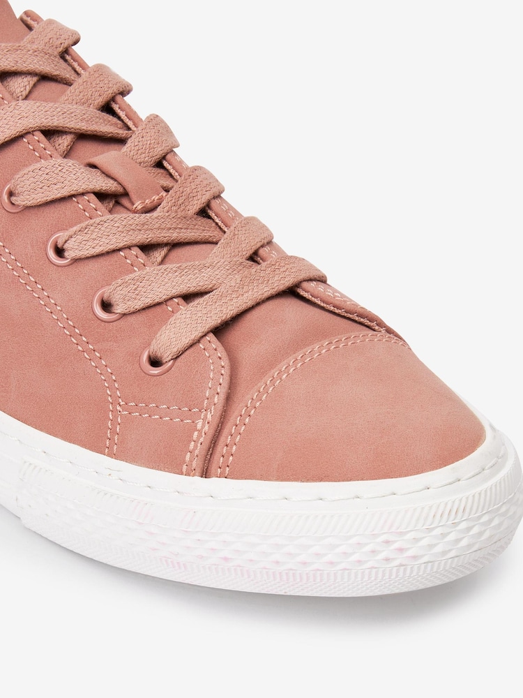 Pink Wide Fit Baseball Trainers - Image 8 of 8