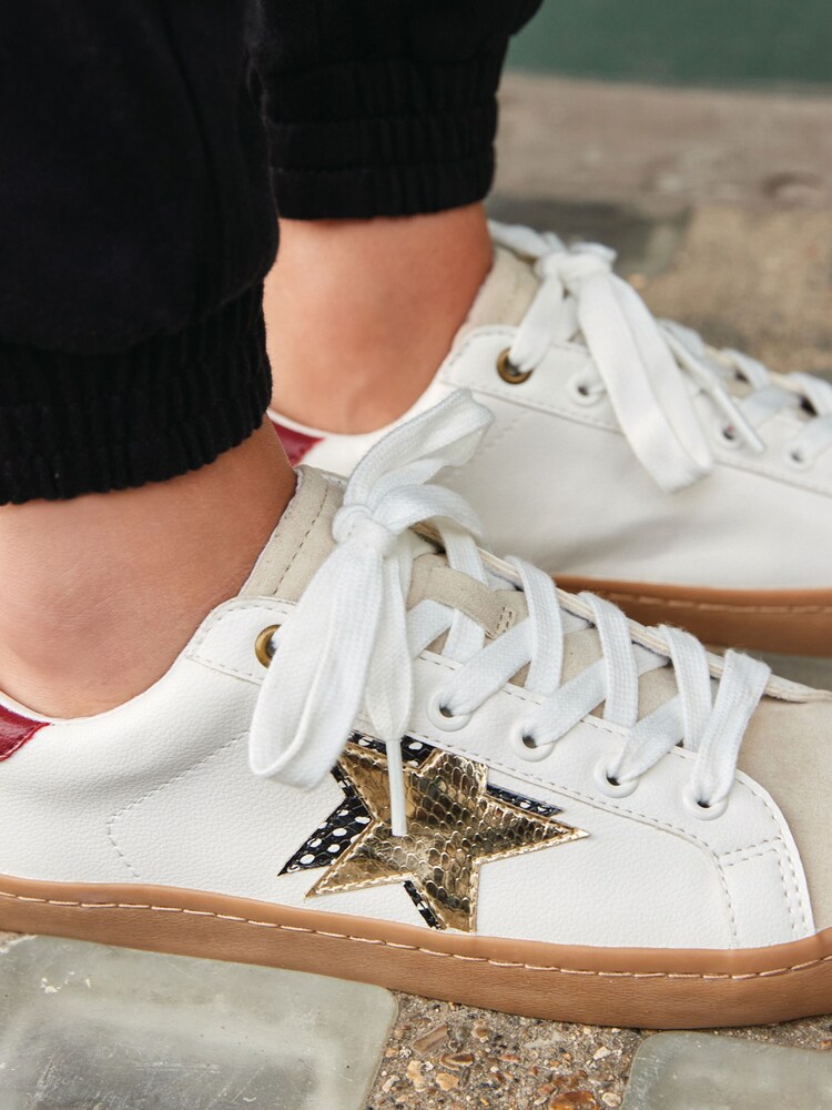 Forever Comfort® Star Lace-Up Trainers - Image 6 of 6 Forever Comfort® Star Lace-Up Trainers - Image 6 of 6