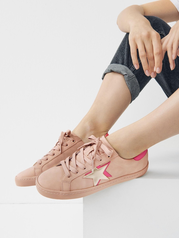 Forever Comfort® Star Lace-Up Trainers - Image 1 of 6
