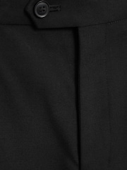Black Relaxed Tapered Suit Trousers - Image 4 of 6