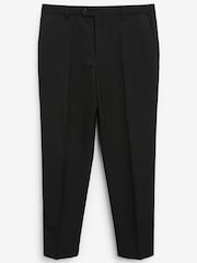 Black Relaxed Tapered Suit Trousers - Image 6 of 6