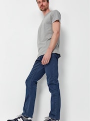 M&Co Herren-Twill-Hose aus Baumwollgemisch, blau - Bild 1 von 4