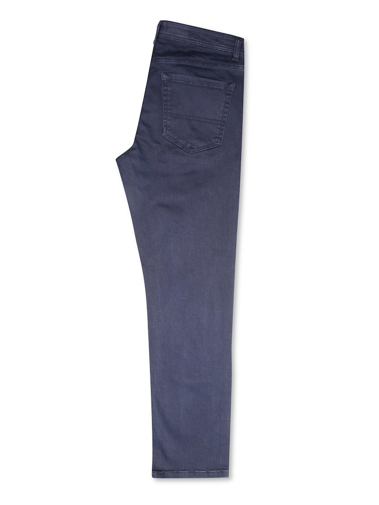 Pantalon en sergé M&Co bleu homme - Image 3 of 4