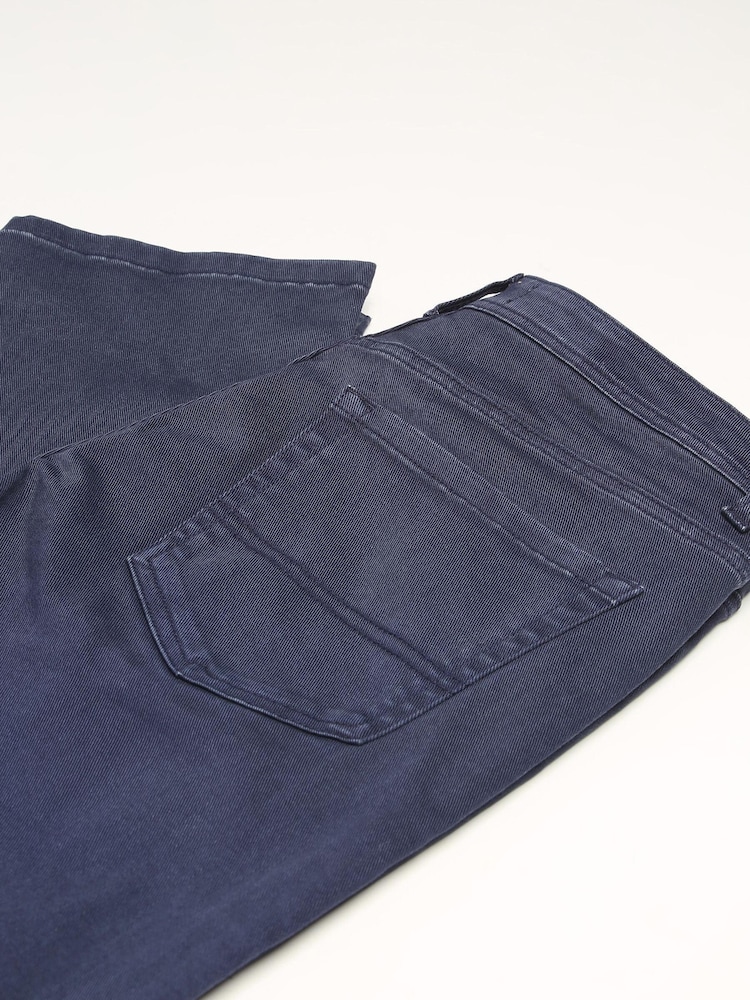 M&Co Herren-Twill-Hose aus Baumwollgemisch, blau - Bild 4 von 4