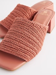 Pink Forever Comfort® Block Heel Mules - Image 4 of 5