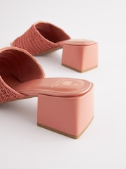 Pink Forever Comfort® Block Heel Mules - Image 5 of 5