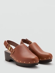 Mango Brown Studded Shoes - Image 2 of 4
