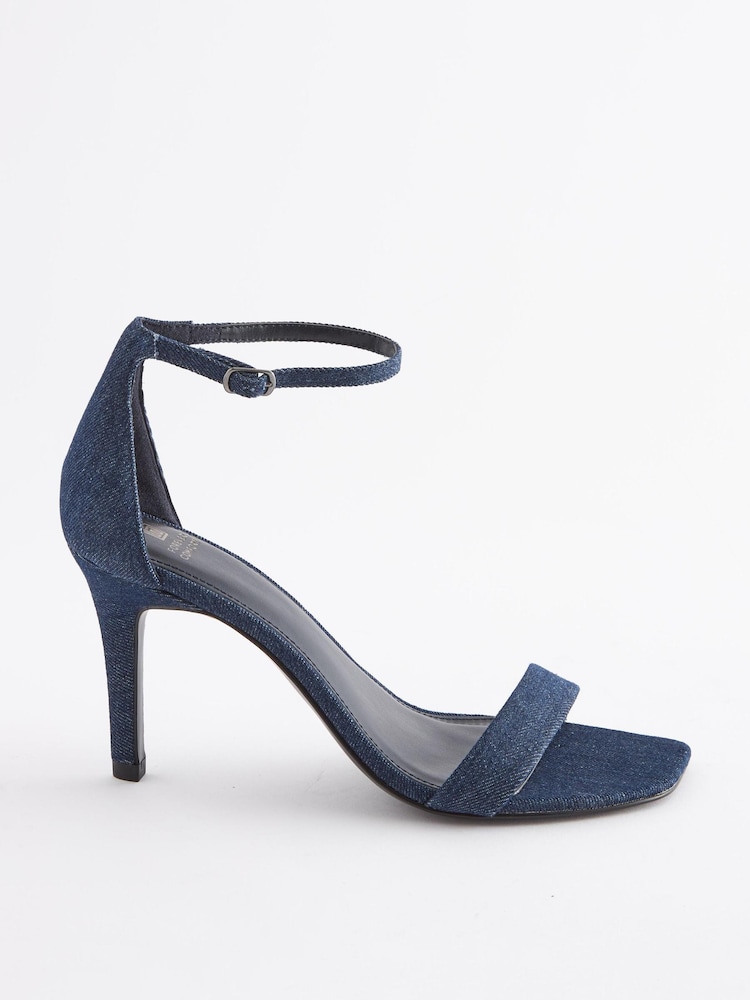 Denim Forever Comfort® Skinny Heel Closed Back Sandals - Image 2 of 5