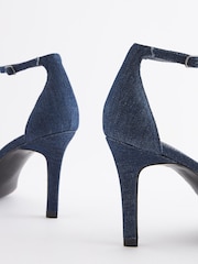 Denim Forever Comfort® Skinny Heel Closed Back Sandals - Image 3 of 5