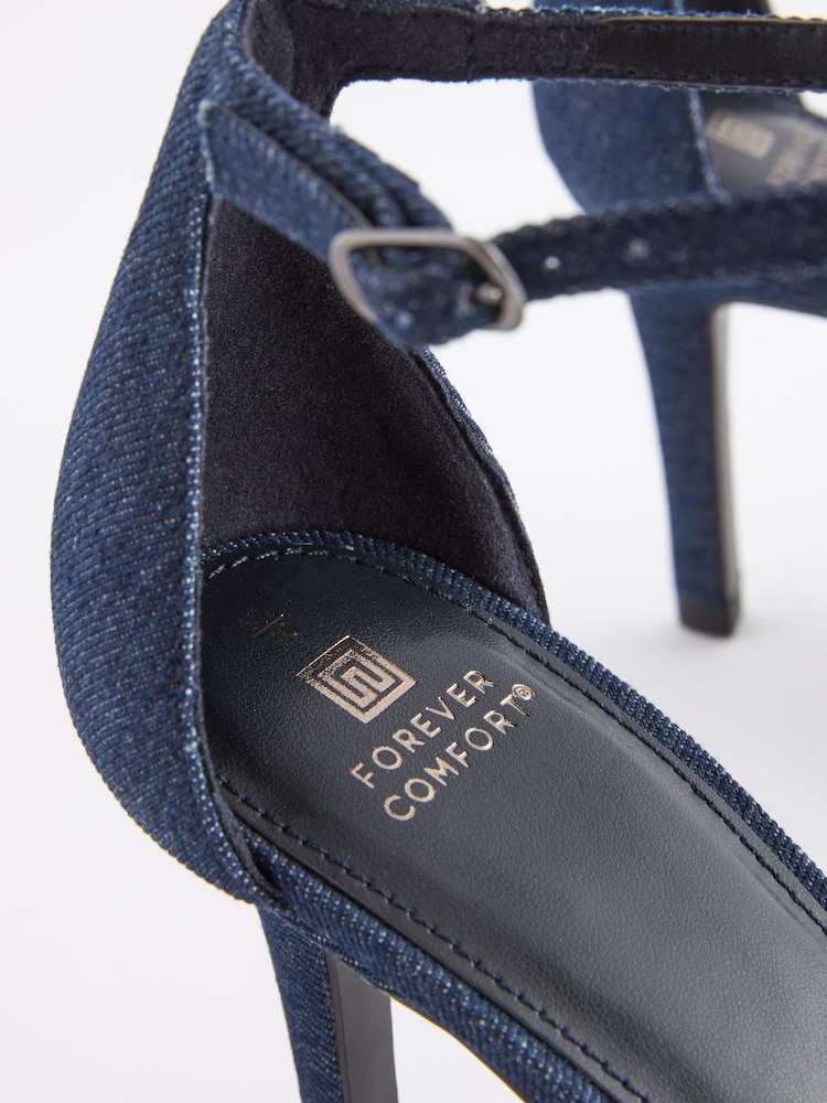 Denim Forever Comfort® Skinny Heel Closed Back Sandals - Image 5 of 5