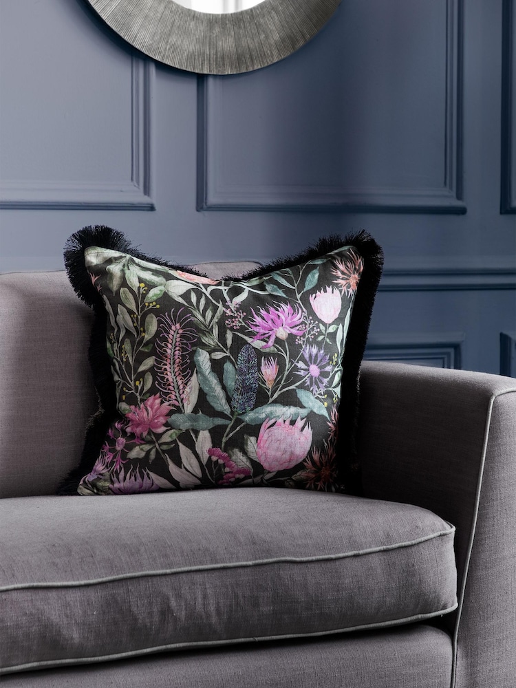 Voyage Black Fortazela Cushion - Image 1 of 3